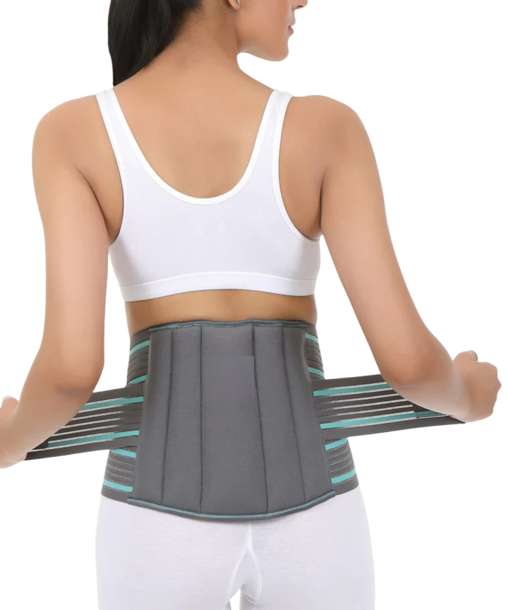 Healivo Lumbar Sacro Belt, Support Belt for Lower Back Pain Relief & Sacral Support for Men & Women