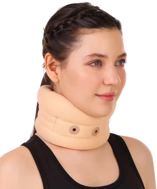 HEALIVO Cervical Collar, for Neck Support & Pain Relief | for Post-Surgery, Injury & Arthritis | Soft Foam, Comfortable & Durable for Men & Women