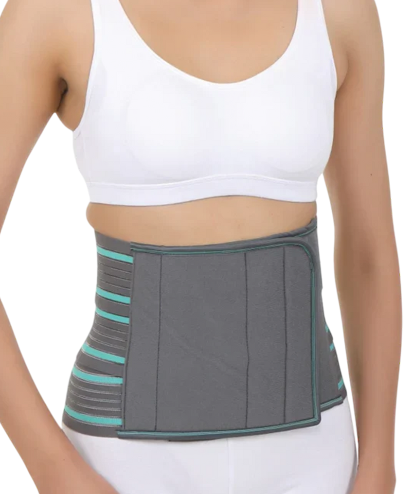Healivo Abdominal Belt (3 Panel) for Post-Surgery Recovery, Postpartum Support, Pain Relief for Men & Women