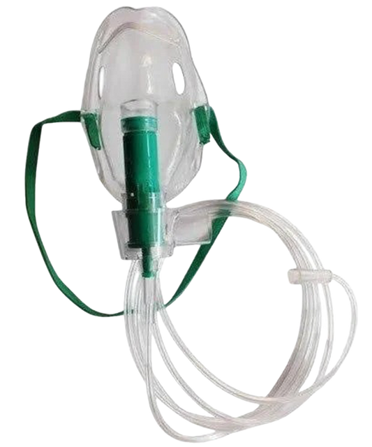 Oxygen Mask with Tube & Comfortable Strap for Adult