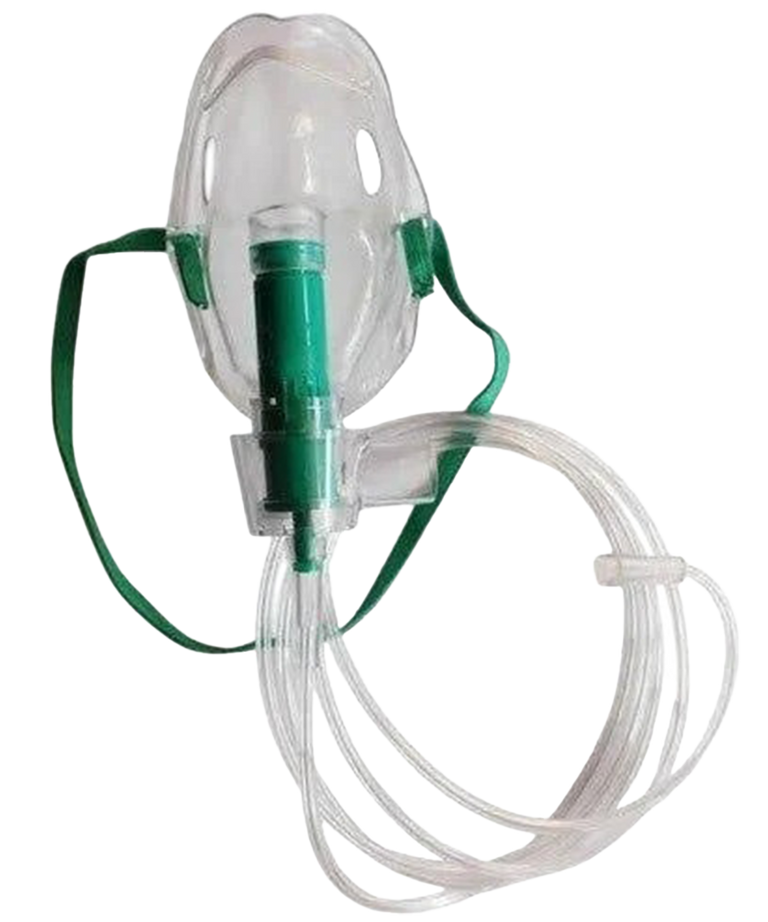 Oxygen Mask with Tube & Comfortable Strap for Adult