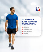 Knee Cap Open Patella with Gel Ring for Pain Relief, Knee Support, Gym, Sports & Workout, Compression for Exercise, Running, Cycling for Men and Women (S)