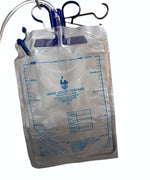 LIFELINE Disposable Urine Bags, 2000ml/ 2L, Super Absorbent, Ziplock Seal (PACK OF 5)