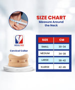 HEALIVO Cervical Collar, for Neck Support & Pain Relief | for Post-Surgery, Injury & Arthritis | Soft Foam, Comfortable & Durable for Men & Women