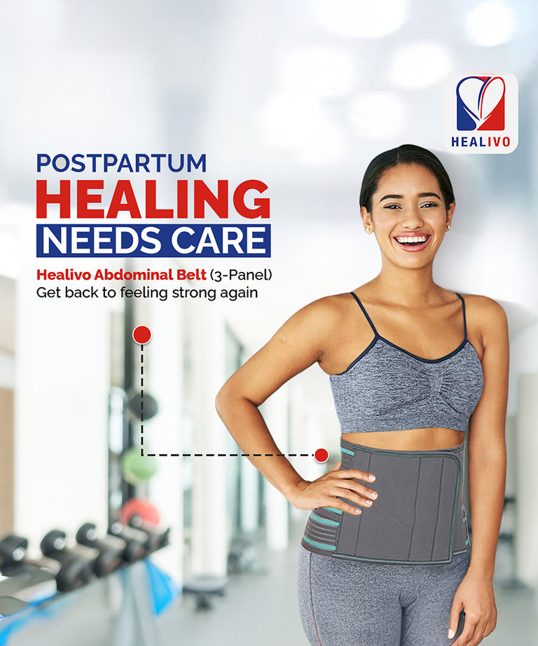 Abdominal Belt for Post-Surgery Recovery, Postpartum Support, Pain Relief for Men & Women -8 Inches (3XL)