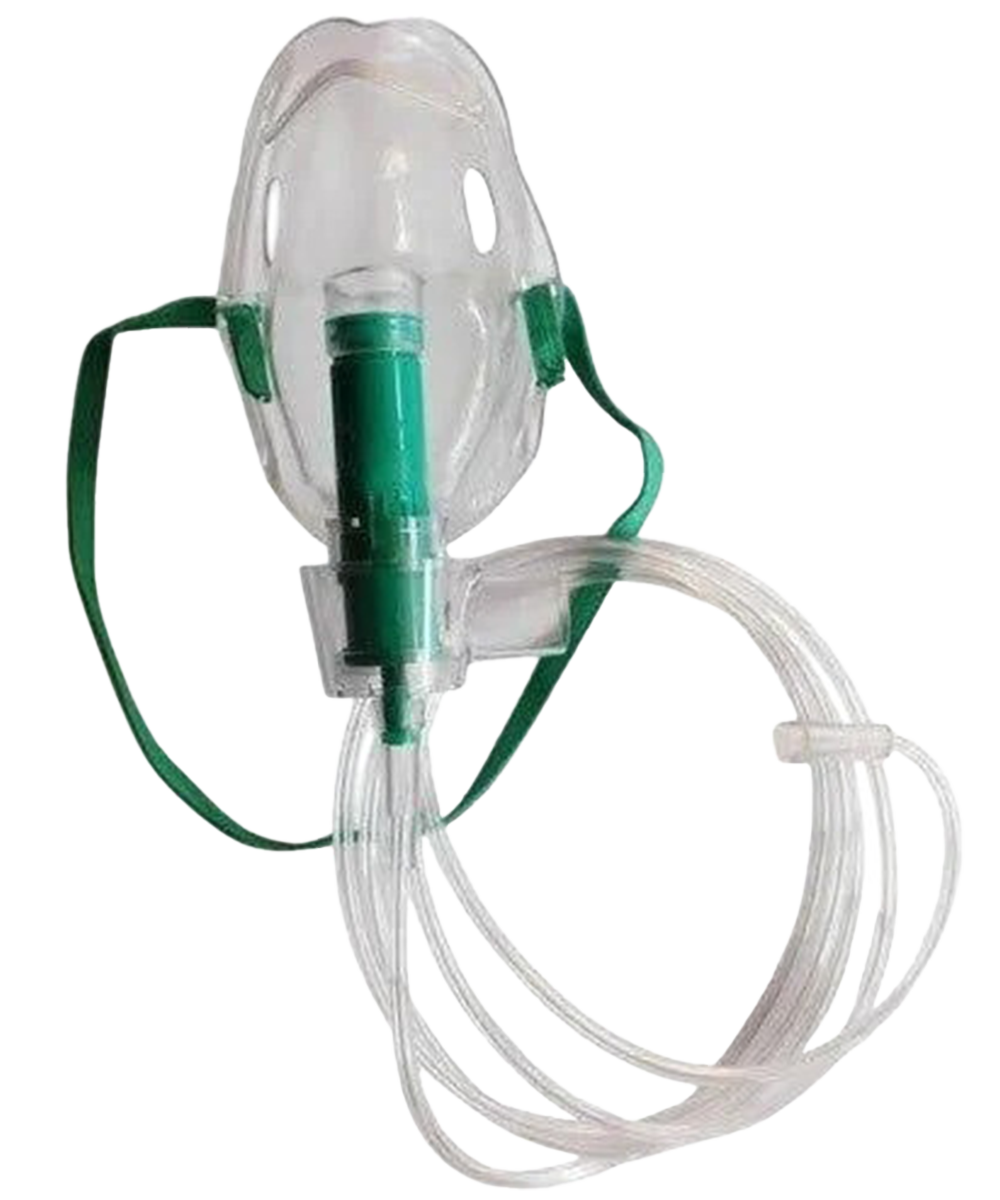 Oxygen Mask with Tube & Comfortable Strap for Adult