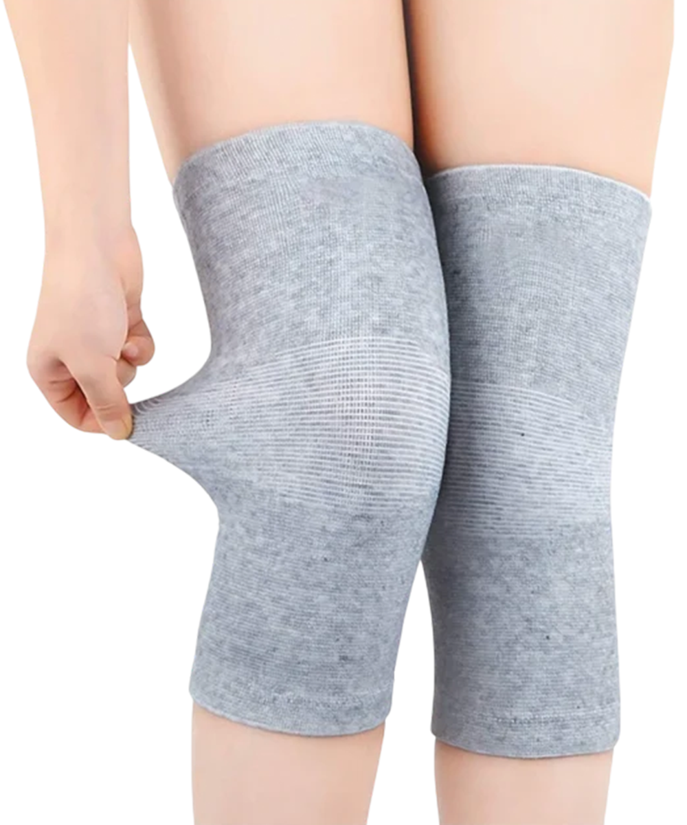 Healivo Orthopedic Knee Support Sleeve – Ideal Compression, Stretchable Knee Brace with Knee Cap Guard, Pain Relief & Stability for Men and Women (Pair of 2) (L)